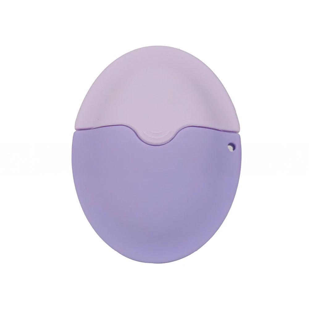 1PC New Silicone Suncream Roller Applicator Refillable Oval Isolation Lotion Cream Bottles Stitching Color Cosmetics Tool Travel
