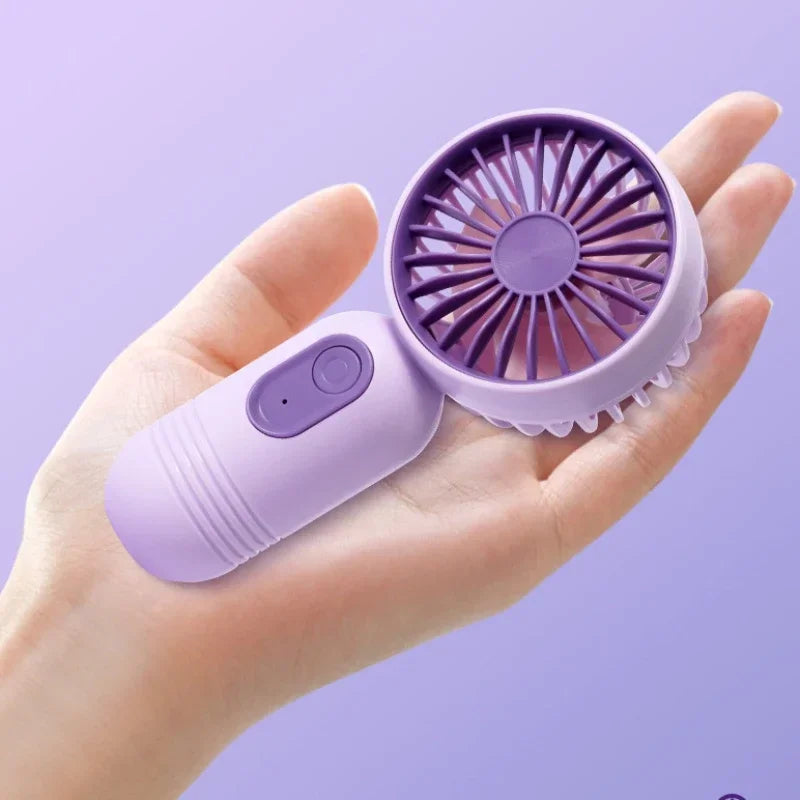 Travel, and Camping Mini Portable Fan USB Charging 3-speed - Handheld Fan for Men and Women Suitable for Office, Outdoor
