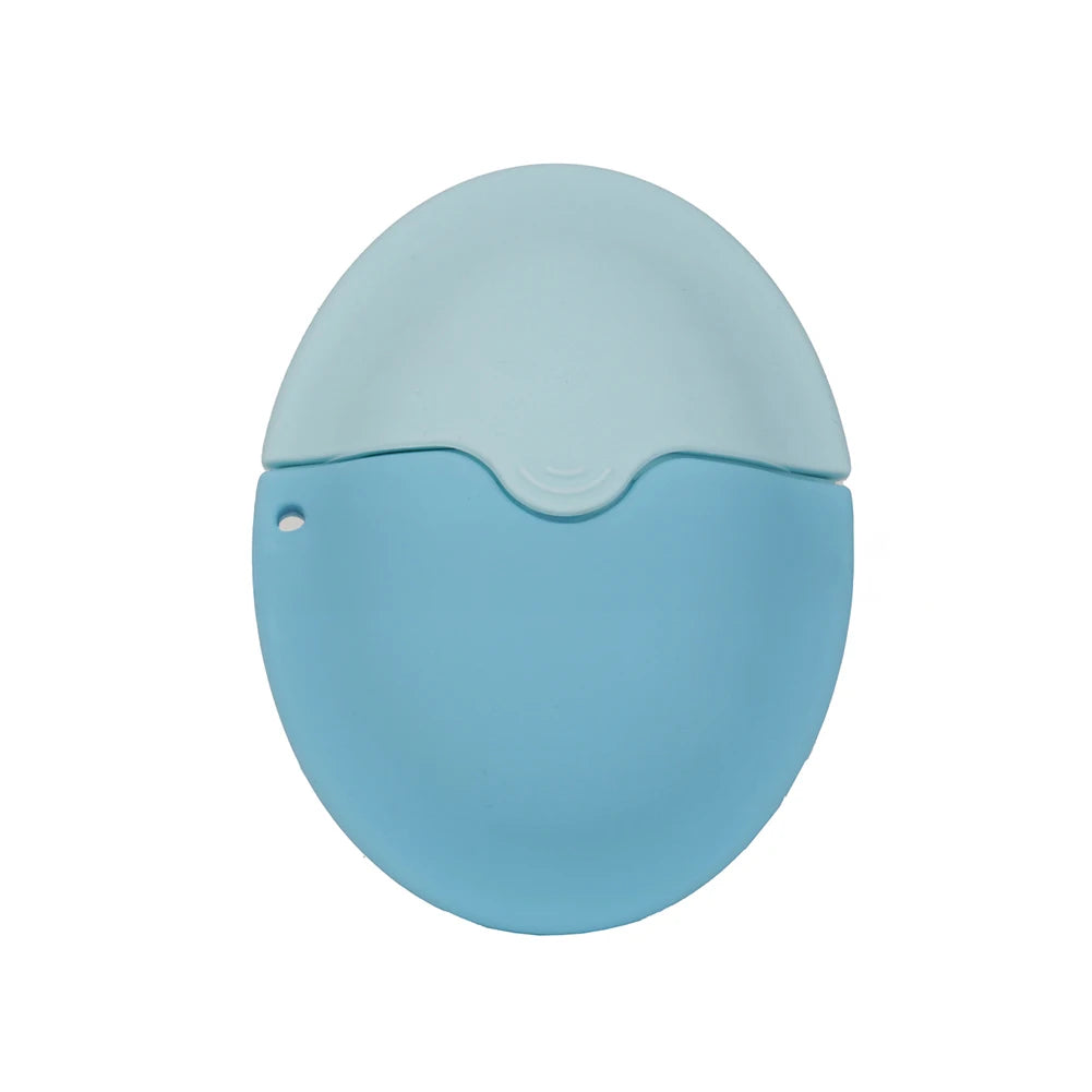 1PC New Silicone Suncream Roller Applicator Refillable Oval Isolation Lotion Cream Bottles Stitching Color Cosmetics Tool Travel