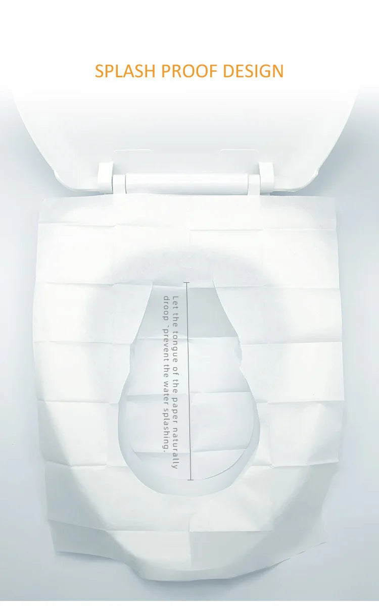 Packing 10 Pieces Disposable Water Disposable Toilet Cushion Travel Toilet Paper Public Toilet Cushion Convenient Pack