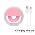 Led Selfie Ring Light Mobile Phone Lens LED Selfie Lamp Ring for IPhone Samsung Xiaomi Huawei Phone Selfie Clip Light Accessorie