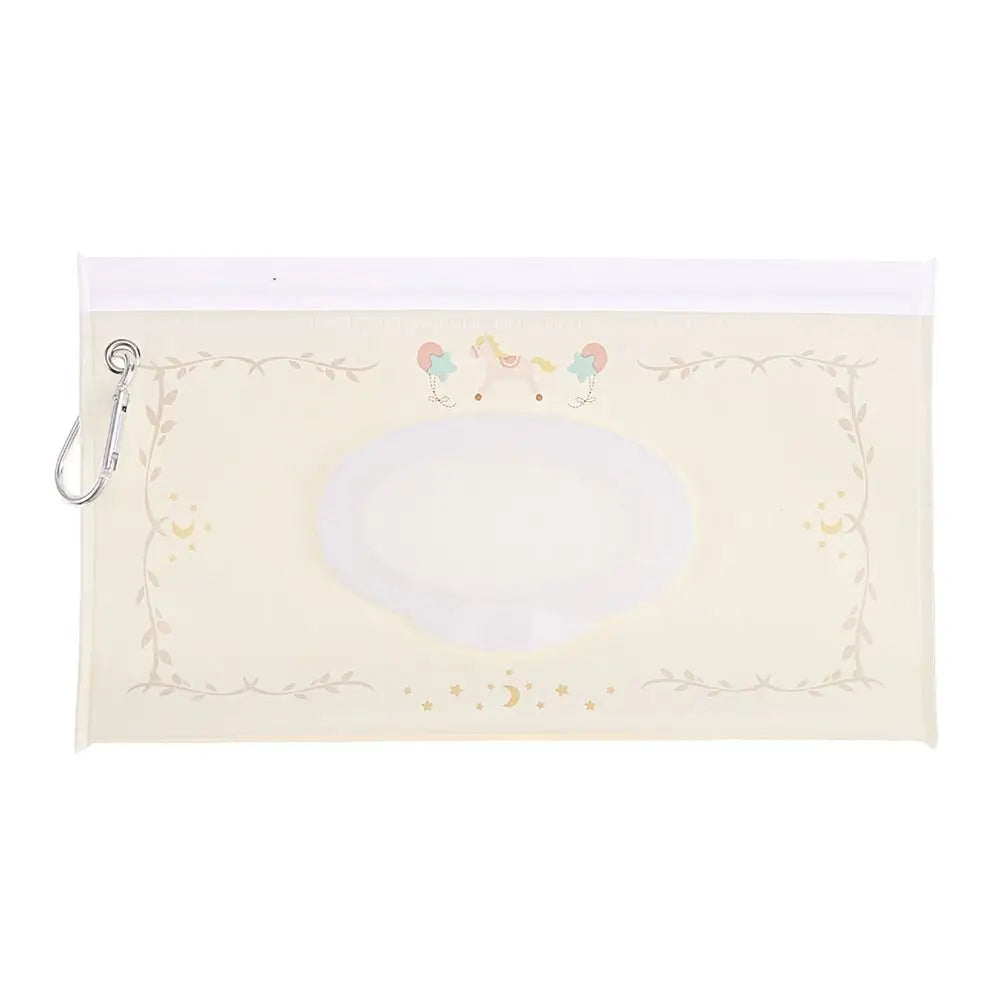 EVA Wet Wipes Bag Portable Wipes Pouch Flip Cover Snap-Strap Holder Case Refillable Useful Tissue Box Stroller Accessories