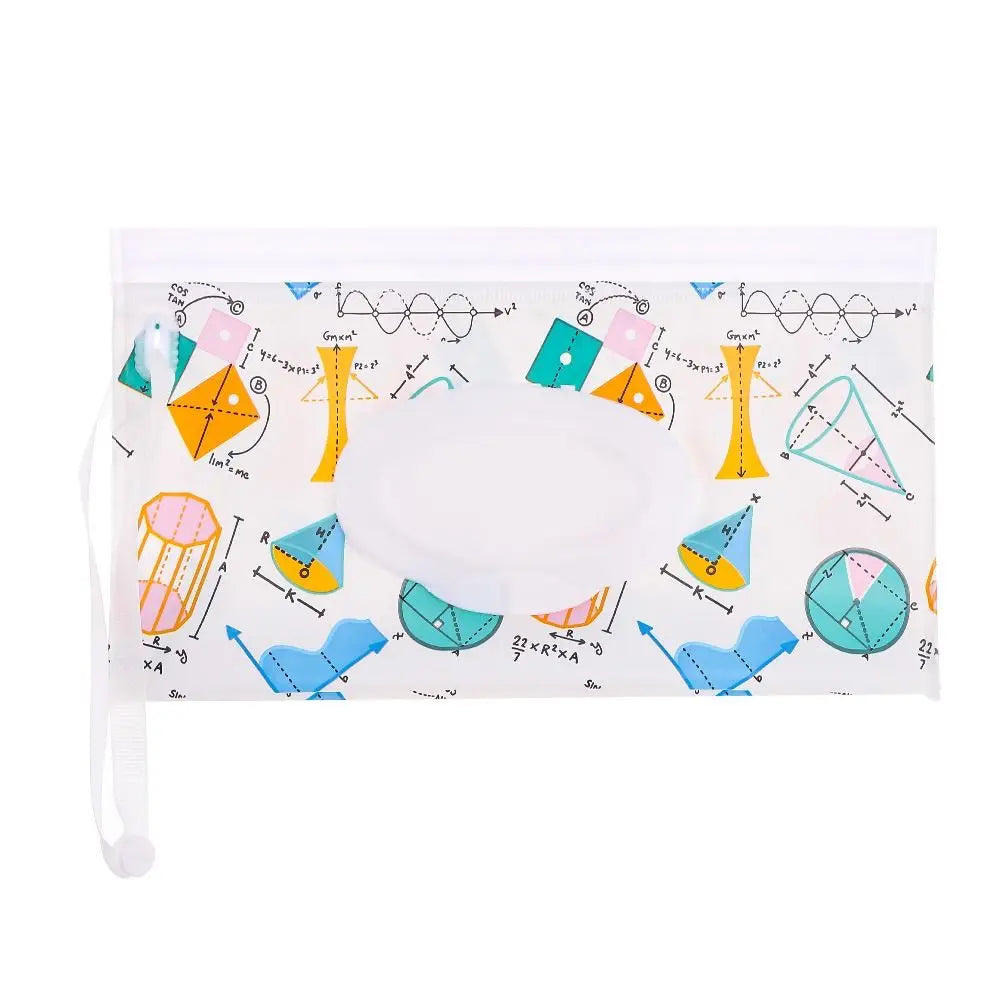 EVA Wet Wipes Bag Portable Wipes Pouch Flip Cover Snap-Strap Holder Case Refillable Useful Tissue Box Stroller Accessories