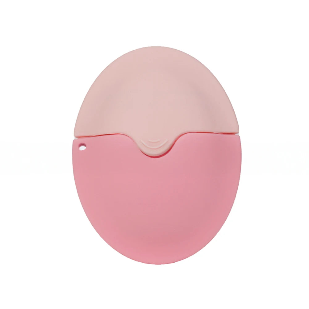 1PC New Silicone Suncream Roller Applicator Refillable Oval Isolation Lotion Cream Bottles Stitching Color Cosmetics Tool Travel