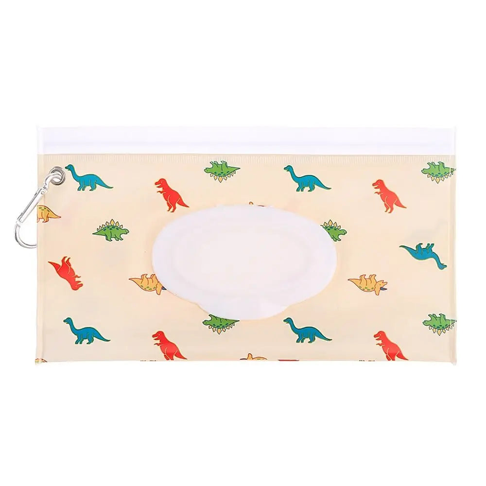 EVA Wet Wipes Bag Portable Wipes Pouch Flip Cover Snap-Strap Holder Case Refillable Useful Tissue Box Stroller Accessories